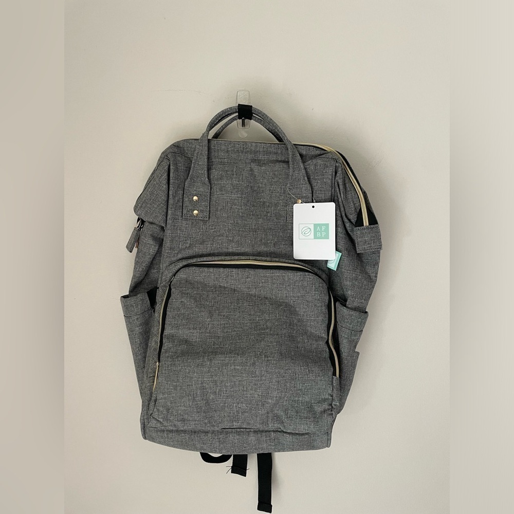 Afbp Sydney Breast Pump Backpack Gray New With Tags